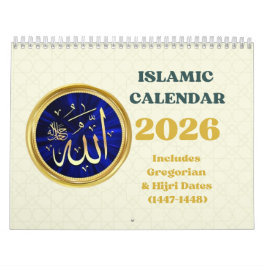 Calendario 2026 Hijri Calendar  Islamic Art & Key Dates 