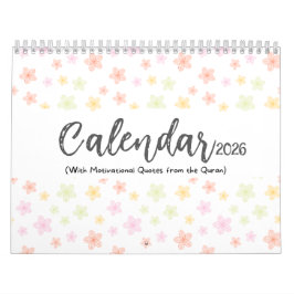 Calendario 2026 Islamic Calendar with Quran Quotes (medium)