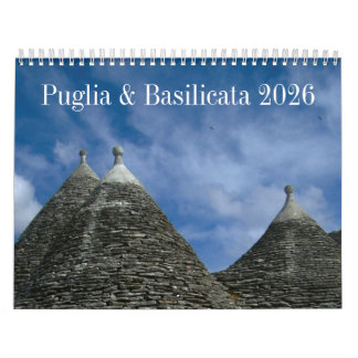Calendario 2026 Italy calendar - Puglia & Basilicata - Medium