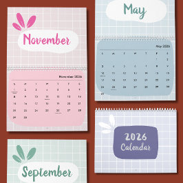 Calendario 2026 Lindo y Colorido