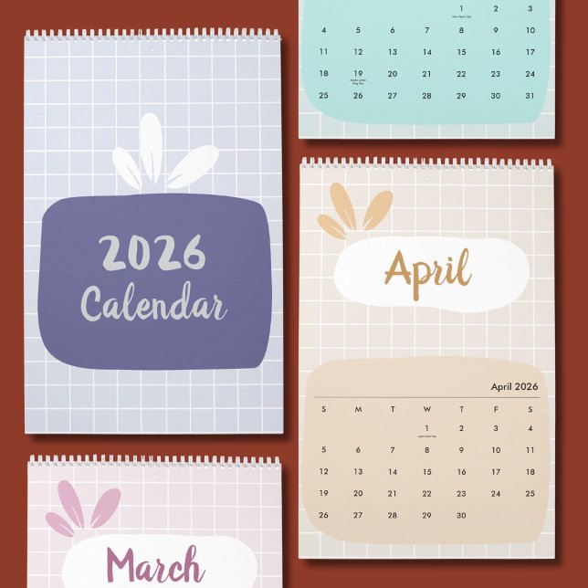 Calendario 2026 Lindo y Colorido (Subido por el creador)