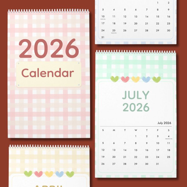 Calendario 2026 Lindo y Colorido (Subido por el creador)