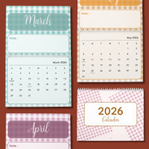 Calendario 2026 Lindo y Colorido
