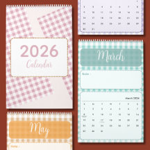 Calendario 2026 Lindo y Colorido