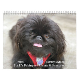 Calendario 2026 Liz E.'s Pekingese Calendar