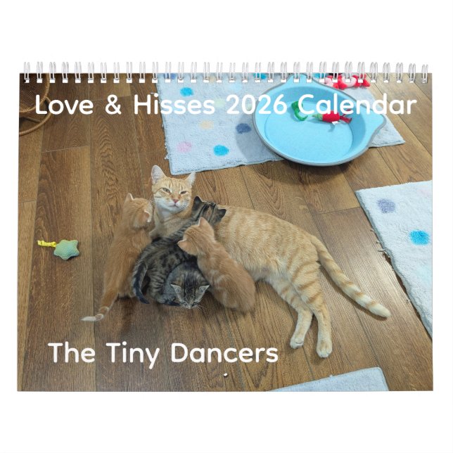 Calendario 2026 Love & Hisses Calendar - The Tiny Dancers (Tapa)