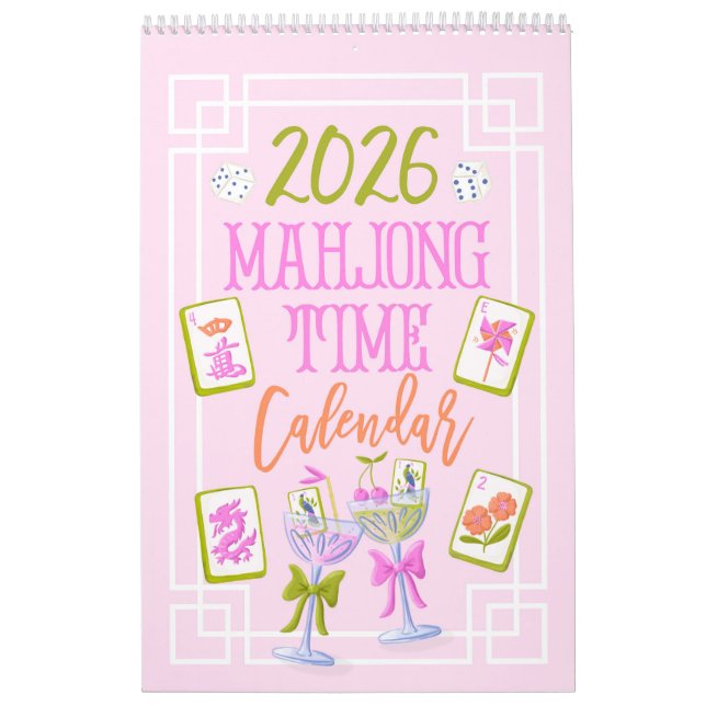 Calendario 2026 Mahjong Time Wall  (Tapa)