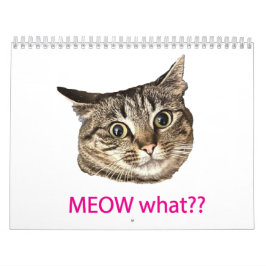 Calendario 2026 MEOW what?? Calendar