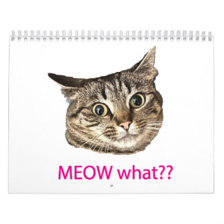 Calendario 2026 MEOW what?? Calendar