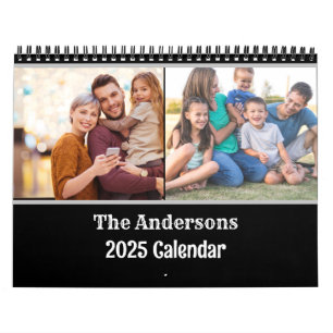 Calendario 2026 Modern Cree su propia familia de Personalizad