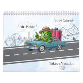 Calendario 2026 Mr Pickle Takes a Vacation 