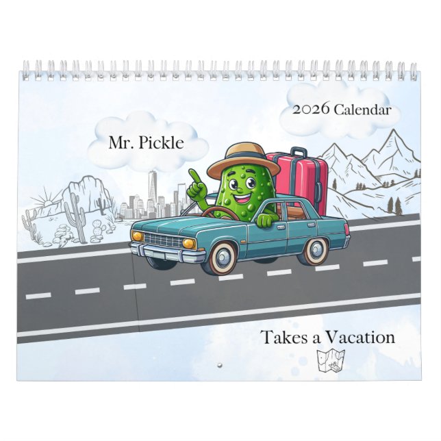 Calendario 2026 Mr Pickle Takes a Vacation  (Tapa)