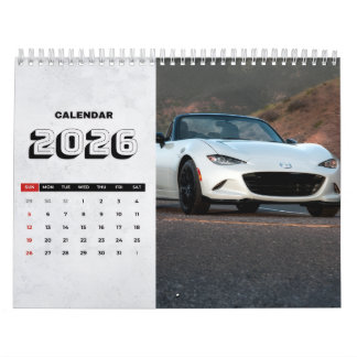 Calendario 2026 MX-5 Miata Vol 2 Calendar