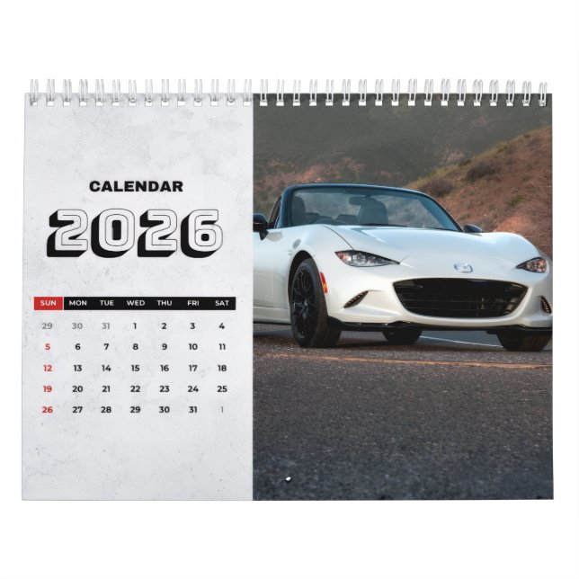 Calendario 2026 MX-5 Miata Vol 2 Calendar (Tapa)