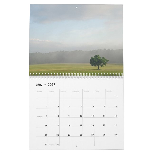 Calendario 2026 Nature Calendar (May 2027)