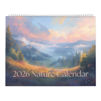 Calendario 2026 Nature Calendar: A Year in Nature