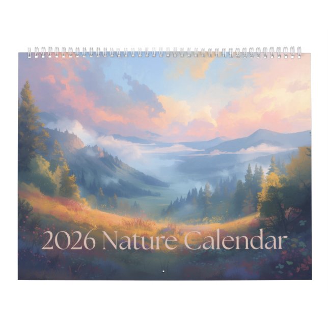 Calendario 2026 Nature Calendar: A Year in Nature (Tapa)