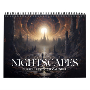 Calendario 2026 Nightscapes 3 Surreal Space Landscape Art