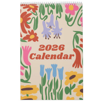Calendario 2026 One-Page Small Calendar – Clean and Modern