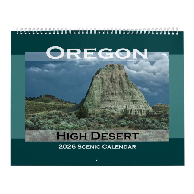 Calendario 2026 Oregon High Desert Calendar (Tapa)
