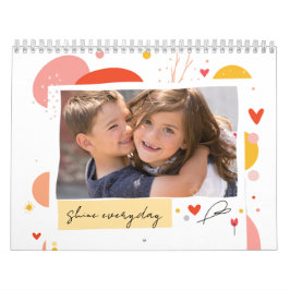 Calendario 2026 Photo Calendar Motivational Shine Every Day