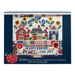 Calendario 2026 Piece by Peace Scripture Calendar