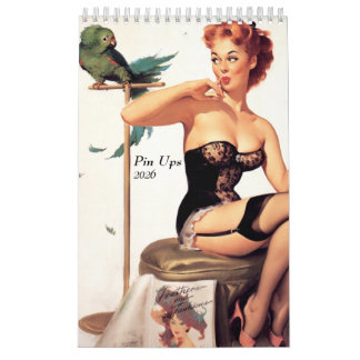 Calendario 2026 Pin Up Calendar