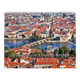 Calendario 2026 Prague - Charles Bridge Calendar