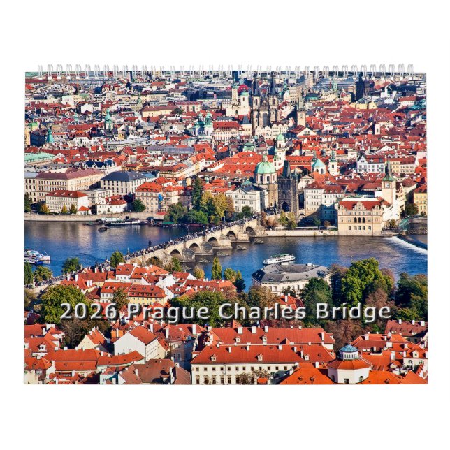 Calendario 2026 Prague - Charles Bridge Calendar (Tapa)