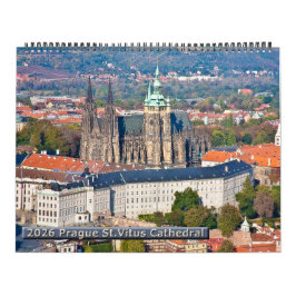 Calendario 2026 Prague - St. Vitus Cathedral Calendar