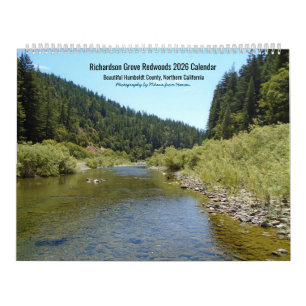 Calendario 2026 Richardson Grove California Layout