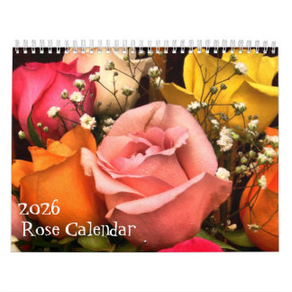 Calendario 2026 Rose Calendar