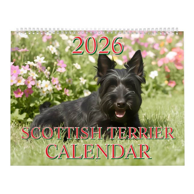 CALENDARIO 2026 SCOTTISH TERRIER CALENDAR (Tapa)