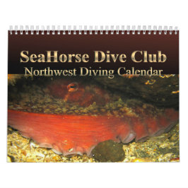 Calendario 2026 SeaHorse Dive Club Northwest Diving Calendar