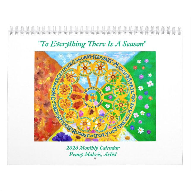 Calendario 2026 Seasonal Monthly Calendar (Tapa)