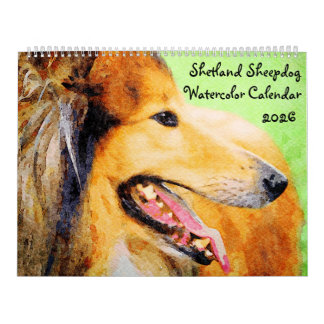Calendario 2026 Shetland Sheepdog Sheltie Mama Owner