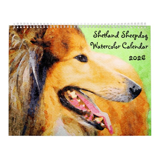Calendario 2026 Shetland Sheepdog Sheltie Mama Owner (Tapa)