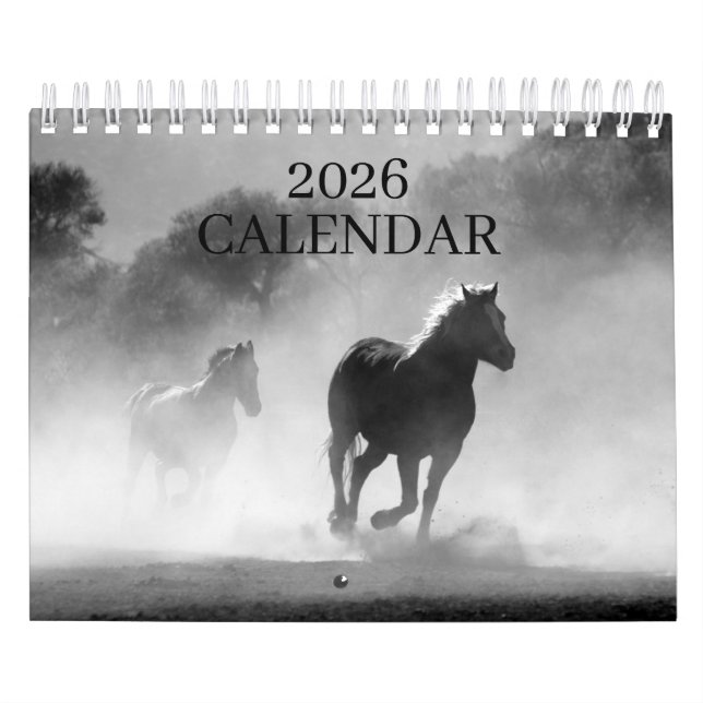 CALENDARIO 2026 SIMPLE HORSES CALENDAR (Tapa)
