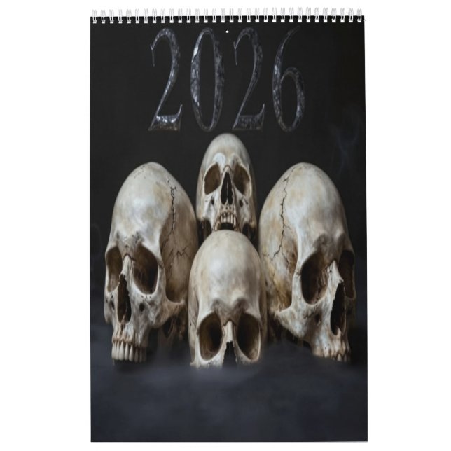 Calendario 2026 Skull Art Calendar (Tapa)