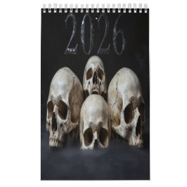 Calendario 2026 Skull Art Calendar