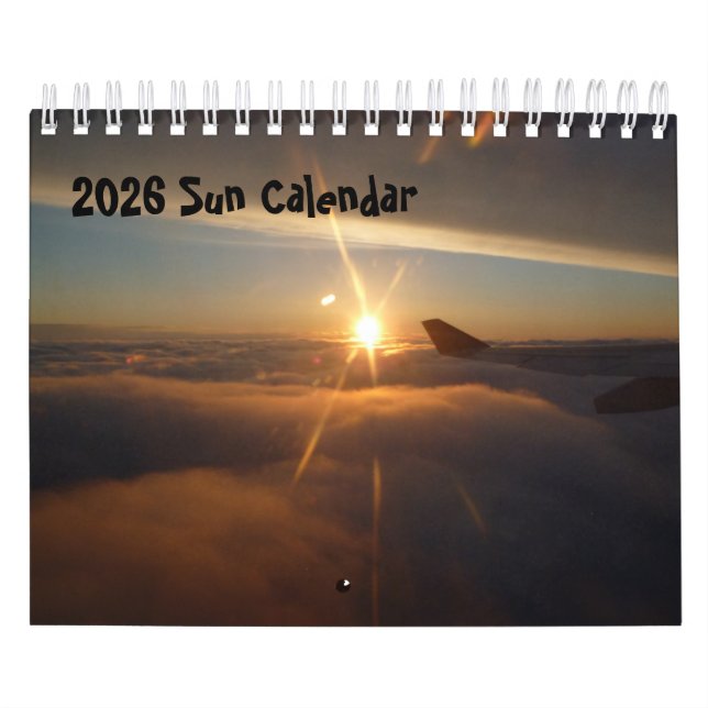 Calendario 2026 Sun Calendar (Tapa)