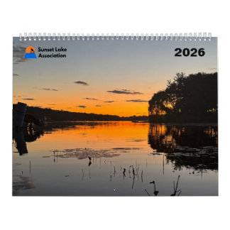 Calendario 2026 Sunset Lake Calendar
