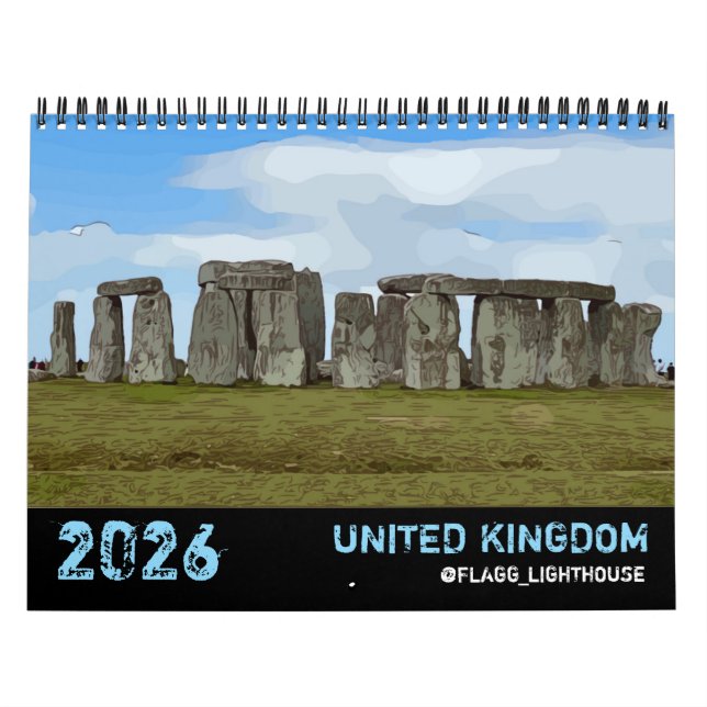 CALENDARIO 2026 UNITED KINGDOM CALENDAR (Tapa)