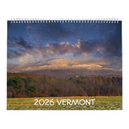 Calendario 2026 Vermont Calendar