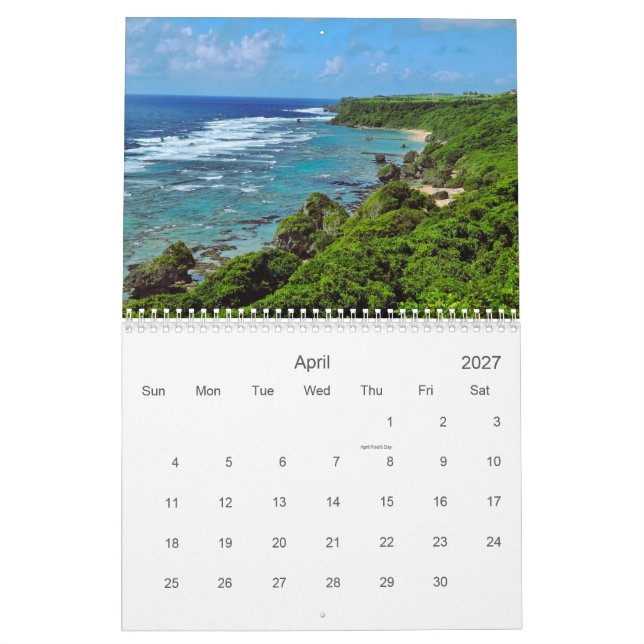 Calendario 2026 Vistas a los océanos (Apr 2027)