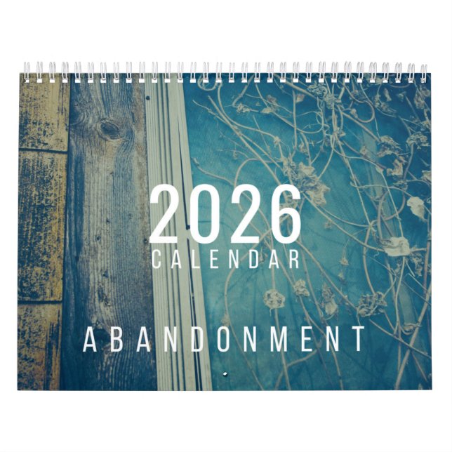 Calendario 2026 Wall Calendar - Abandonment (Tapa)