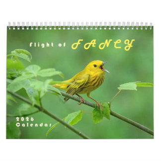Calendario 2026 Warblers - Original Bird Photo Calendar