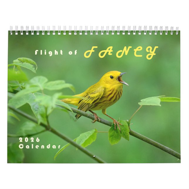 Calendario 2026 Warblers - Original Bird Photo Calendar (Tapa)