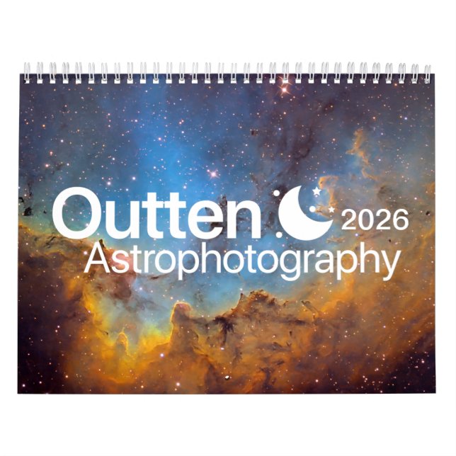 Calendario 2026 Year Of Space Outten Astrophotography Calenda (Tapa)