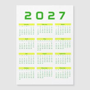 Calendario 2027